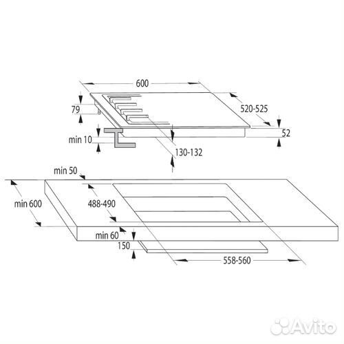 Варочная панель комбинированная Gorenje GCE 691 BS