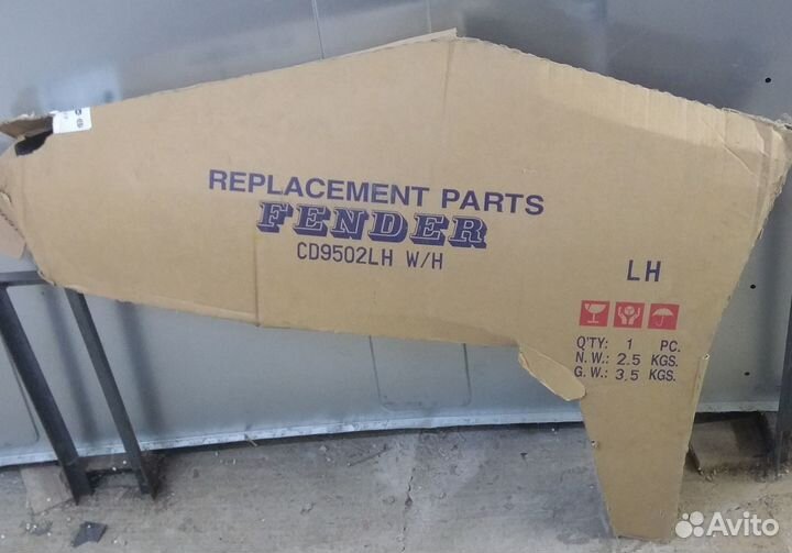 Крыло переднее левое Fiat Scudo, Citroen Jumpy