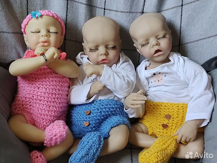 Кукла Реборн сплюшка 38-43 см