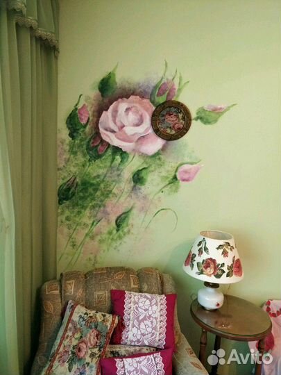 Художественная роспись стен и деталей интерьера