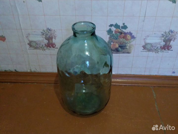 Бутыль стеклянная 20 литров,10 литов, 5 литров