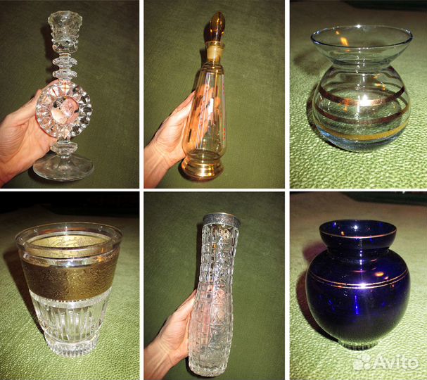 Советский Хрусталь посуда (Вазы, Графины) №2