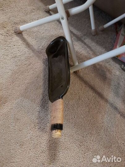 Тарелка бутылка плоская сервировочная