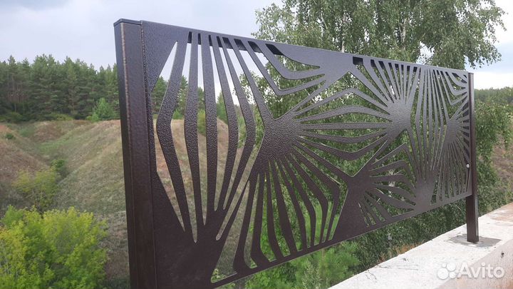 Ограждения газонные, балконные, экраны
