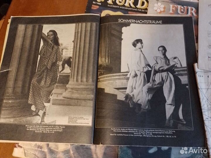 Журналы Fur Dich (гдр) с выкройками, 80-е гг