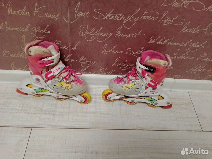 Роликовые коньки детские раздвижные