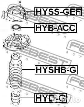 Пыльник переднего амортизатора