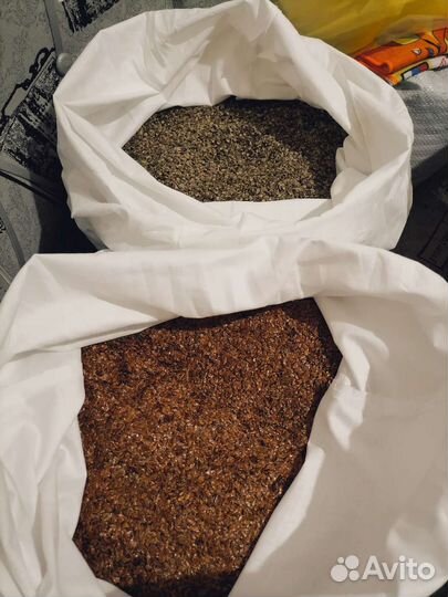 Жмых льняной и конопляный