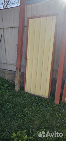 Ворота с калиткой распашные бу