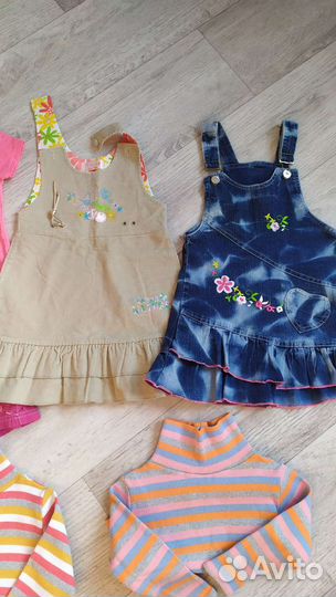 Вещи пакетом на девочку 104-110