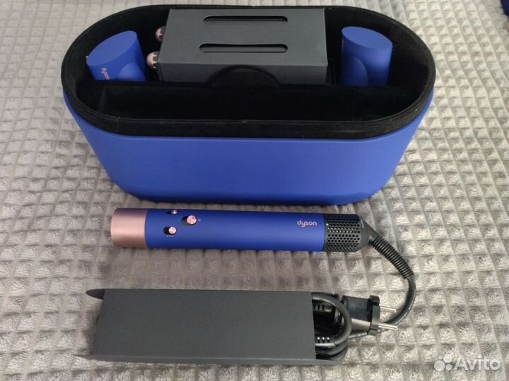 Стайлер Dyson airwrap long HS05 синий