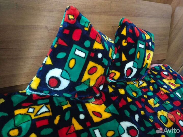 Покрывало мех подушки декор