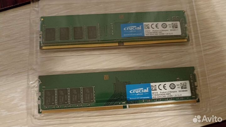 Оперативная память ddr4 8gb crucial 2400