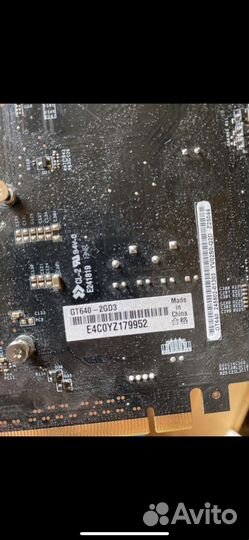 Видеокарта gtx 640