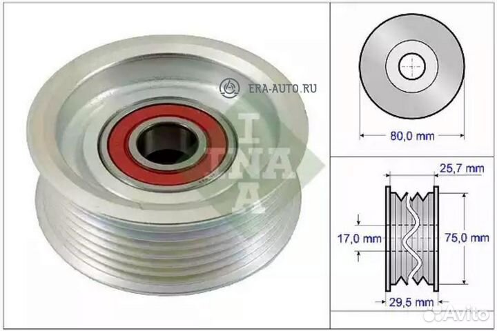 INA 532058710 532 0587 10 ролик натяжной ремня но