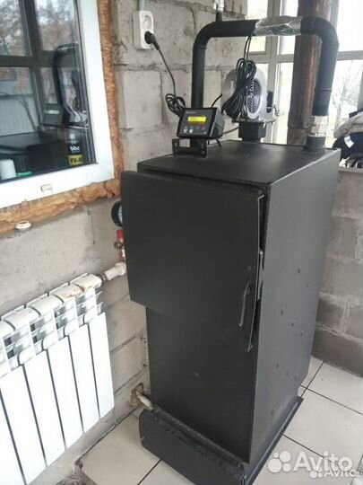 Котёл твердотопливный полуавтомат 150кВт