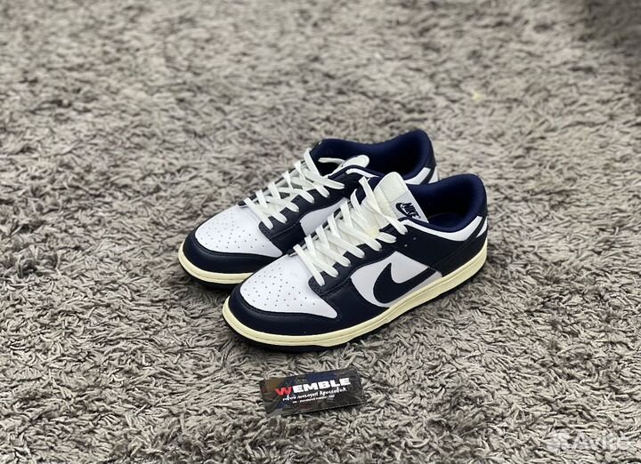 Кроссовки Nike Dunk Low Navy (унисекс)