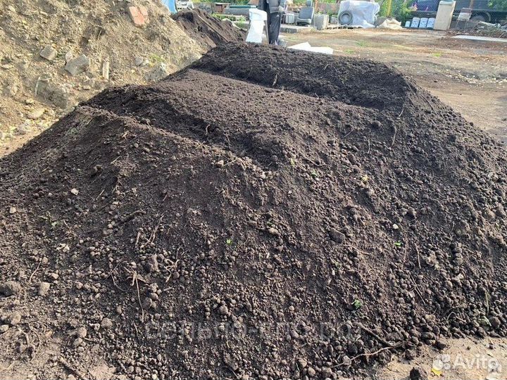 Чернозем, торф, плодородный грунт с доставкой