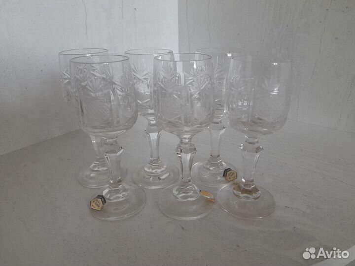 Хрустальные рюмки СССР