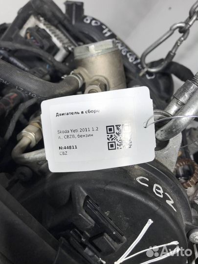Двигатель cbzb Skoda Yeti