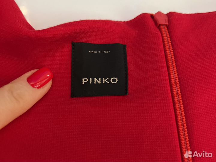 Платье Pinko красное