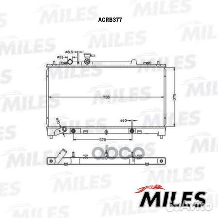 Радиатор (паяный) mazda 6 1.8 A/T 02- (nissens