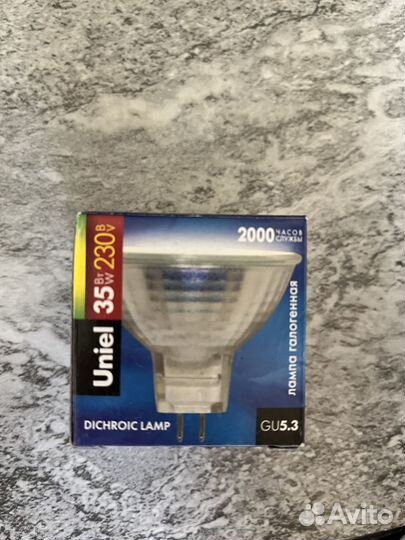 Лампочки Uniel GU5.3 35 w
