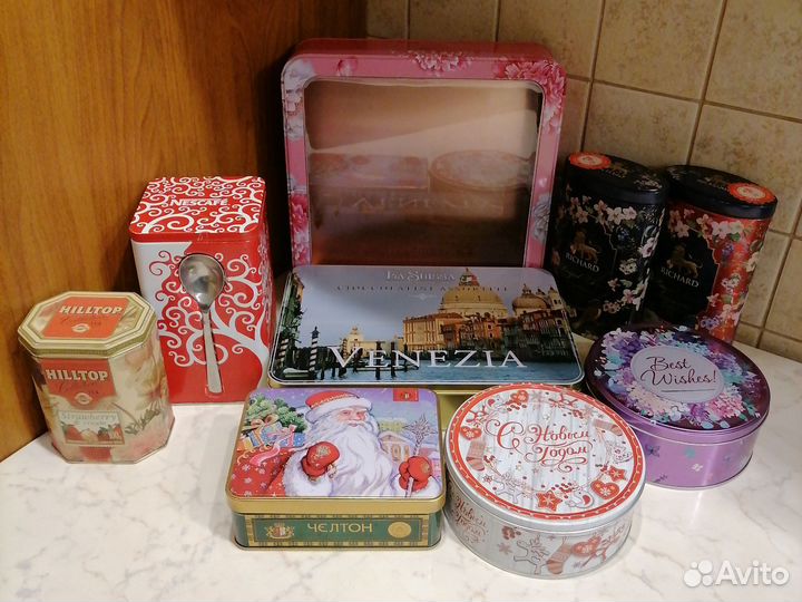 Баночки и коробочки для чая, сладостей и подарков