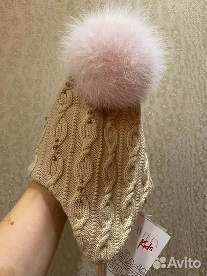 Шапка новая Tavitta р 52/54 с утеплителем