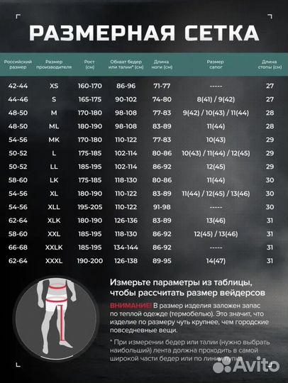 Вейдерсы Finntrail с сапогом Airman размер 50-52 L