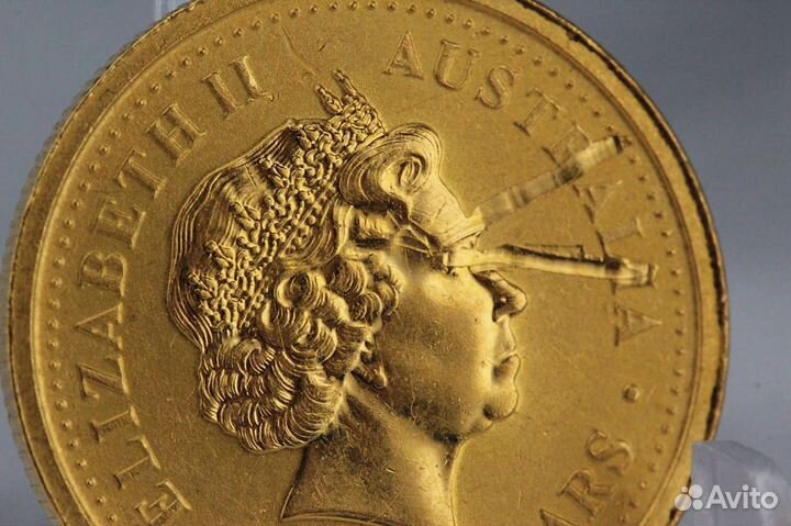 Монета 25долларов 2003г. Год козы Австралия