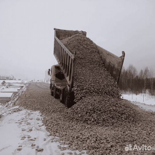 Щебень гранитный