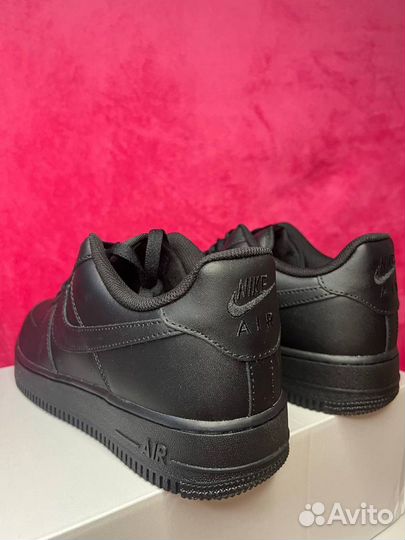 Nike Air Force 1 черные оригинал