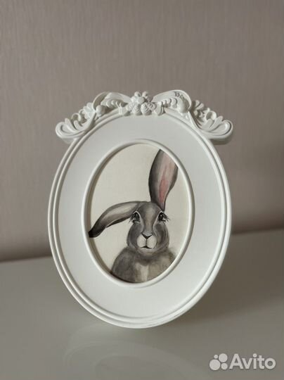 Акварельный рисунок. «Заяц»