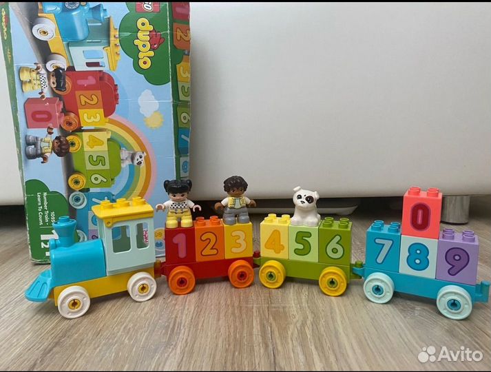 Lego duplo 10954 Поезд с цифрами учимся считать