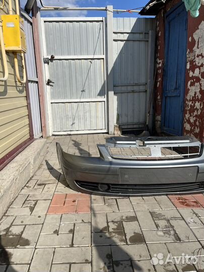 Бампер приора 1 цвет цинк