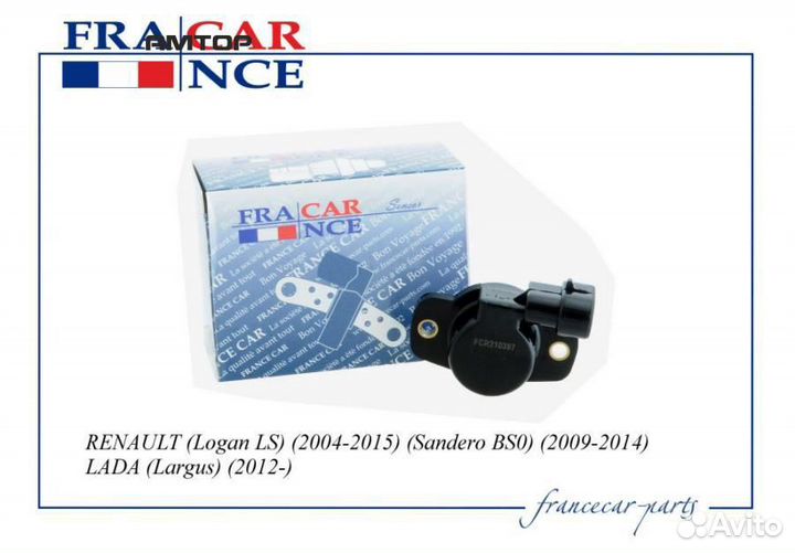 Francecar FCR210397 Датчик заслонки 