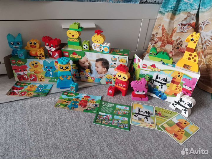 Лего дупло Lego duplo наборы 4 шт