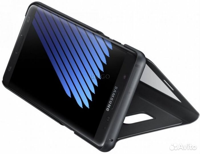 Оригинал Чехол S-View Cover - samsung Note 7 black