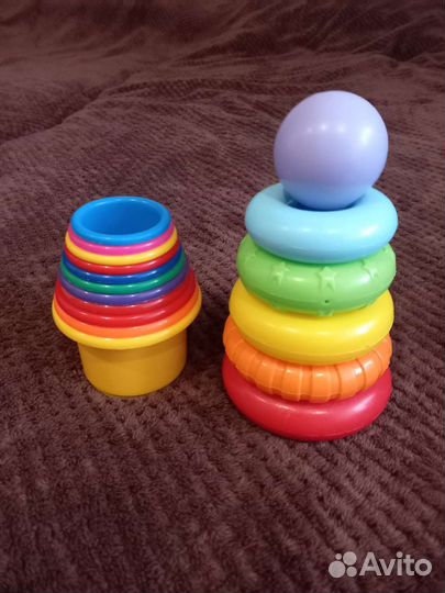 Набор развивающих игрушек от 6 месяцев до 2 лет