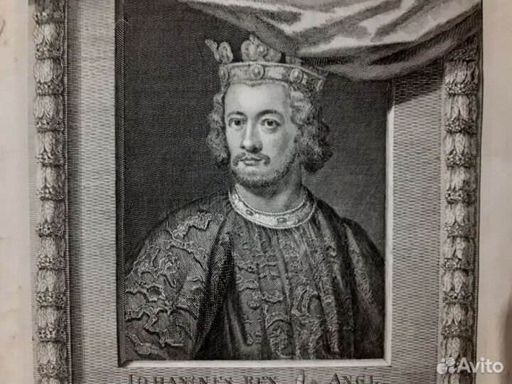 Антикварная англ. гравюра нач. 18 века G vertue