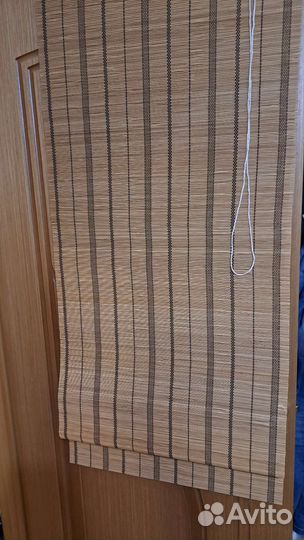Штора римская из бамбука