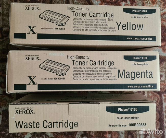 Картриджи и расходн. новые Xerox, HP, Panasonic др