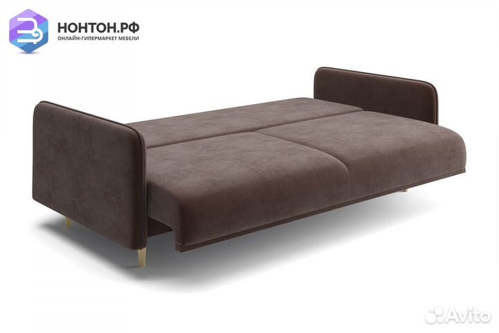 Диван книжка Эстет коричневый