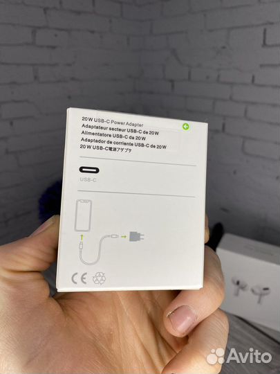 Оригинальный блок питание на айфон