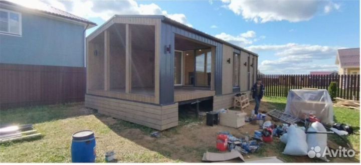 Каркасный дом с доставкой 60 м кв, арт. гл-6620