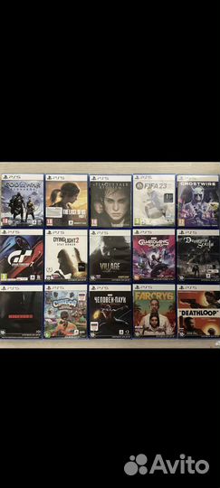 Игровые диски на ps5