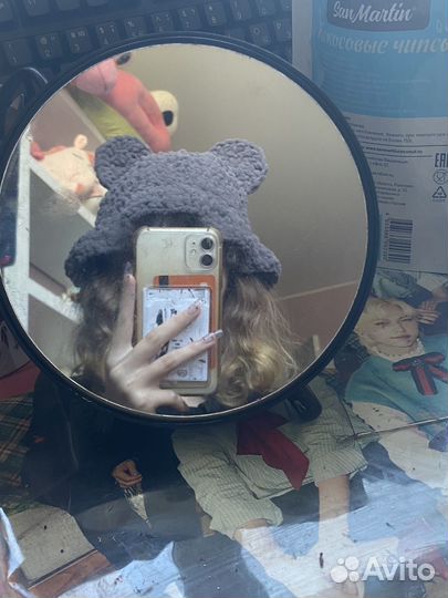 Вязаная панама