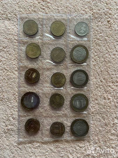 Юбилейные монеты РФ и погодовики на обмен