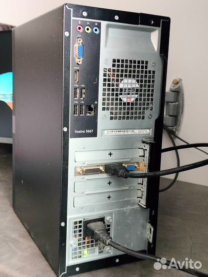 Фирменный компьютер Dell i5 ssd256/2tb монитор 24